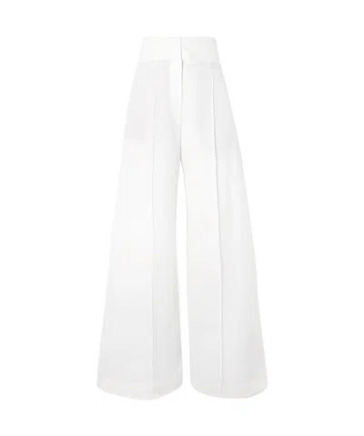 Brunello Cucinelli Twill Wide-leg Pants In Neutrals