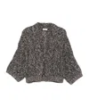 Brunello Cucinelli Twist-detail Cardigan In Brown