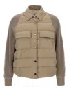 Brunello Cucinelli Two-material  Down Jacket
