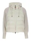 Brunello Cucinelli Wool Sleeved Down Jacket