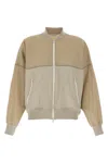 Brunello Cucinelli Panelled Sweatshirt With Ribbed Cuffs And Hem