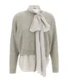 Brunello Cucinelli Women Blouse Sweater In Gray