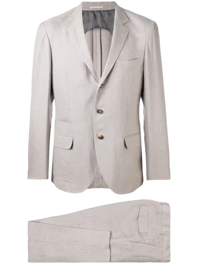 Brunello Cucinelli Two-piece Suit In Neutral