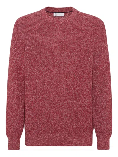 BRUNELLO CUCINELLI TWO-TONE JUMPER