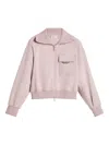 Brunello Cucinelli Two-way Zip-fastening Sweatshirt In Pink