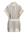Brunello Cucinelli Two-color Knitted Top In Multi