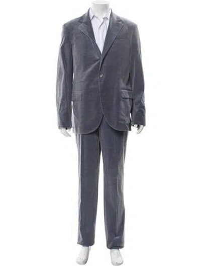 Pre-owned Brunello Cucinelli Two-piece Suit In Blue