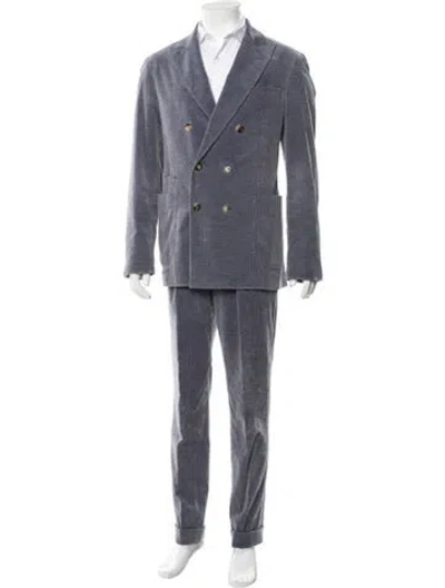 Pre-owned Brunello Cucinelli Two-piece Suit In Blue