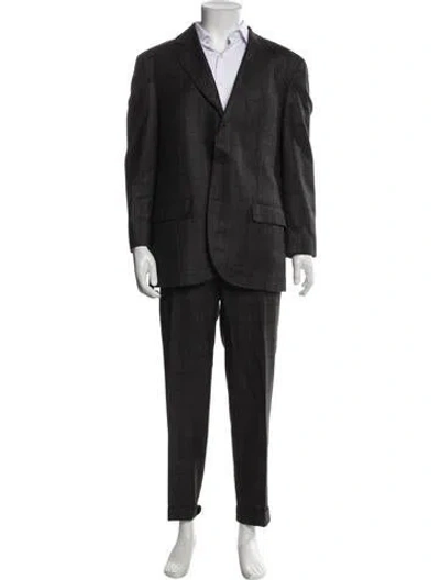 Pre-owned Brunello Cucinelli Two-piece Suit In Gray