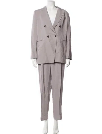 Pre-owned Brunello Cucinelli Two-piece Suit In Gray