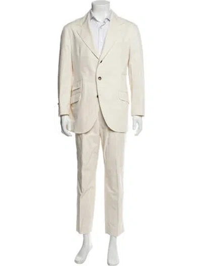 Pre-owned Brunello Cucinelli Two-piece Suit In Neutral