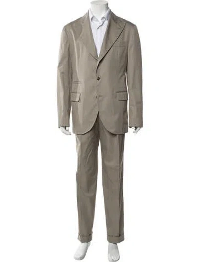 Pre-owned Brunello Cucinelli Two-piece Suit W/ Tags In Neutral