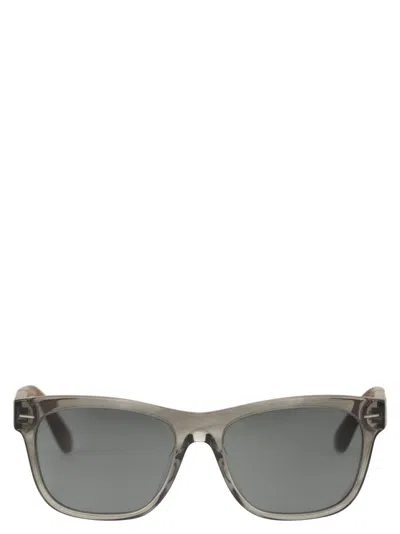Brunello Cucinelli Two-tone Acetate Sunglasses With Crystal Lenses In Gray