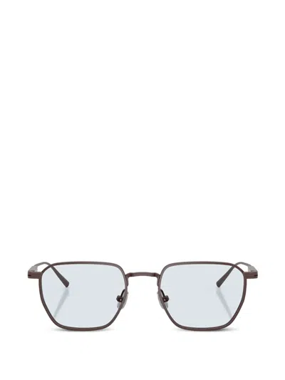 Brunello Cucinelli Tyler Geometric-frame Glasses In Blue