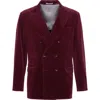 Brunello Cucinelli Uconstructed Blazer In Purple