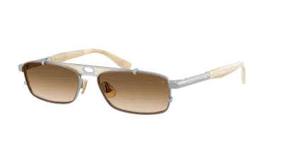 Brunello Cucinelli Unisex Sunglass Bc2010st Paloma In Brown