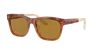 Brunello Cucinelli Two-tone Acetate Square Sunglasses In Canaletto