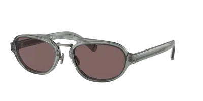 Brunello Cucinelli Unisex Sunglasses Bc4008s In Marc