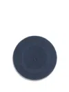 Brunello Cucinelli Women Wool Basque Hat With Precious Details In Blue