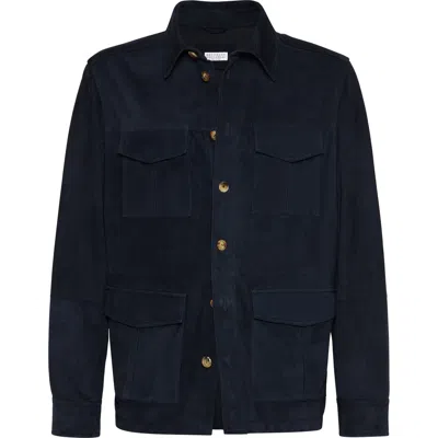 BRUNELLO CUCINELLI BRUNELLO CUCINELLI UNLINED SAFARI JACKET