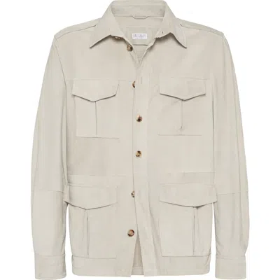 BRUNELLO CUCINELLI BRUNELLO CUCINELLI UNLINED SAFARI JACKET