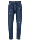 Brunello Cucinelli Men Worn-out Pants