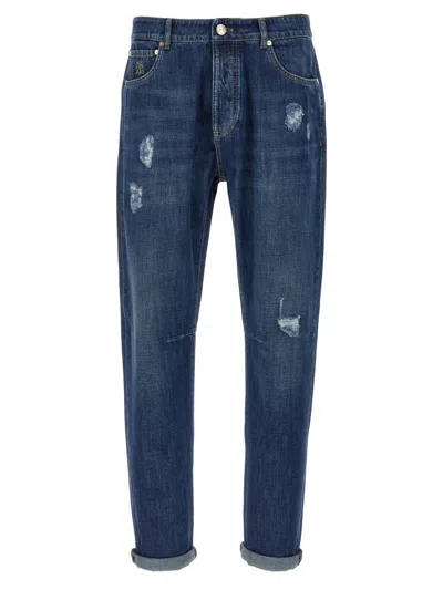 BRUNELLO CUCINELLI BRUNELLO CUCINELLI USED EFFECT JEANS
