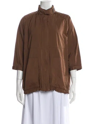 Pre-owned Brunello Cucinelli Utility Jacket In Brown