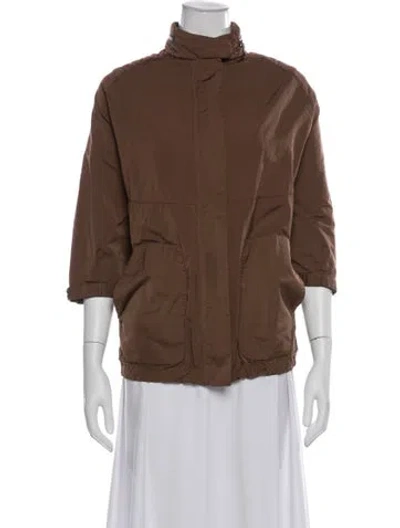 Pre-owned Brunello Cucinelli Utility Jacket In Brown