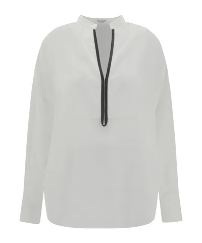 Brunello Cucinelli V-neck Blouse