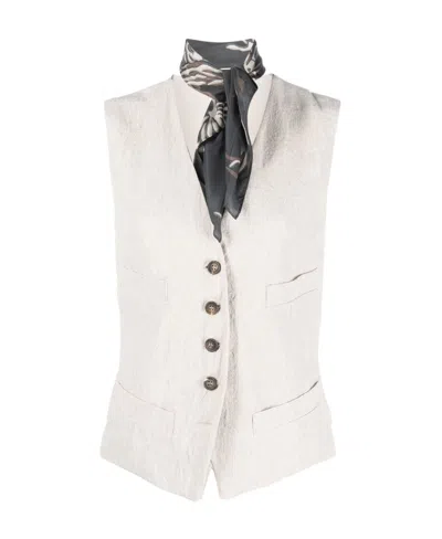 Brunello Cucinelli V-neck Button-up Waistcoat