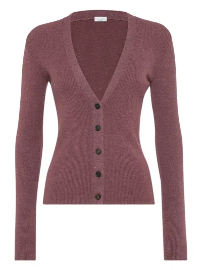 BRUNELLO CUCINELLI V-NECK CARDIGAN