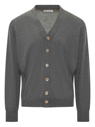 BRUNELLO CUCINELLI V-NECK CARDIGAN