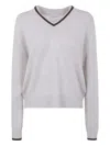 Brunello Cucinelli V-neck Cashmere Sweater