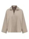 Brunello Cucinelli Wide Shirt In Neutral