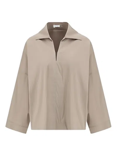 BRUNELLO CUCINELLI V-NECK EMBELLISHED SHIRT
