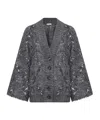 Brunello Cucinelli Long Sleeve Cardigan In Gray