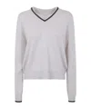 Brunello Cucinelli Cashmere V Neck Sweater Clothing