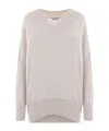 Brunello Cucinelli V-neck Long-sleeved Sweater In White