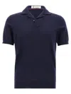 Brunello Cucinelli Collared Polo Shirt With Ribbed Cuffs