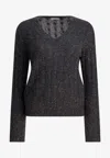 Brunello Cucinelli Dazzling Cable Knitwear Blue In Gray