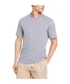 Brunello Cucinelli V-neck Short-sleeve T-shirt In Gray