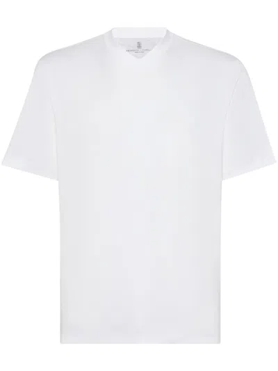 BRUNELLO CUCINELLI V-NECK SHORT-SLEEVE T-SHIRT