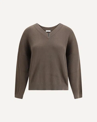 BRUNELLO CUCINELLI V-NECK SWEATER