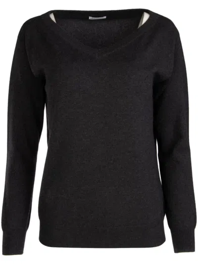 BRUNELLO CUCINELLI V-NECK SWEATER