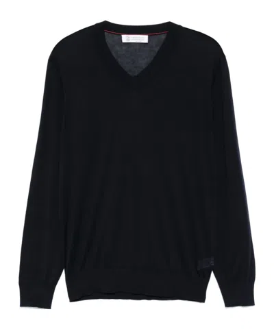 BRUNELLO CUCINELLI V-NECK TOP