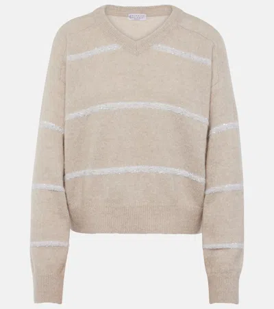 BRUNELLO CUCINELLI V-NECK SWEATER
