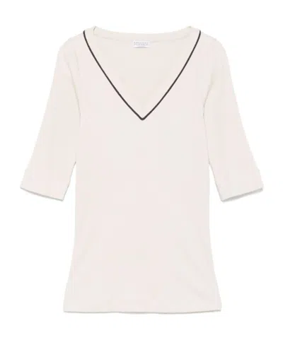 BRUNELLO CUCINELLI V-NECK T-SHIRT