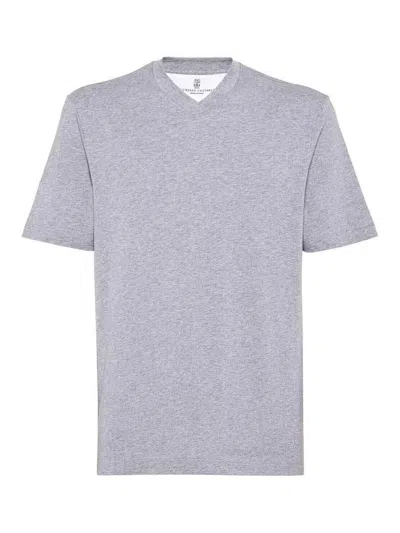 BRUNELLO CUCINELLI V-NECK T-SHIRT