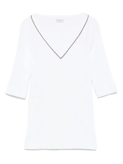 BRUNELLO CUCINELLI V-NECK T-SHIRT